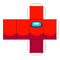 Among Us Paper Model