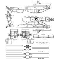 Apache Helicopter Paper Model