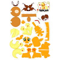 Applejack Paper Model