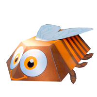 Bee Paper Model