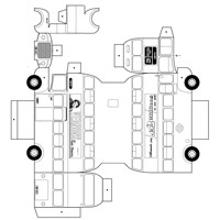 Double Decker Bus Paper Model