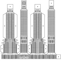 Empire State Building Paper Model