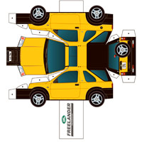 Land Rover Freelander Paper Model