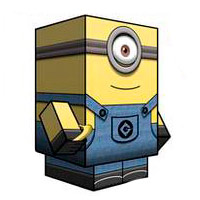 Minion Paper Model