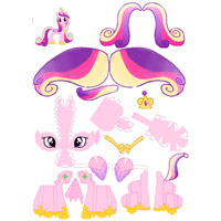 Princess Cadance Paper Model