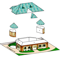 Schenley Park Visitor Center Paper Model