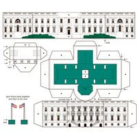 White House Paper Model