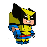 Wolverine Paper Model