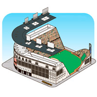 Wrigley Field Paper Model