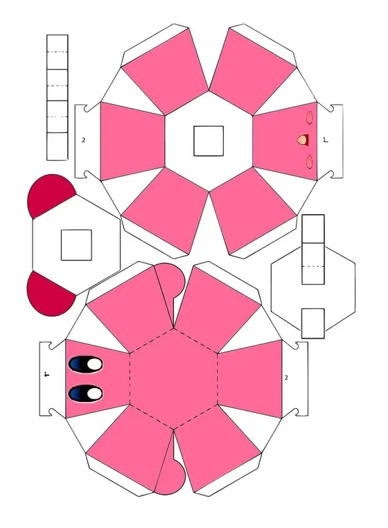 Kirby paper model template