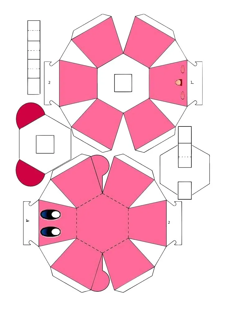 Kirby paper model — printable template
