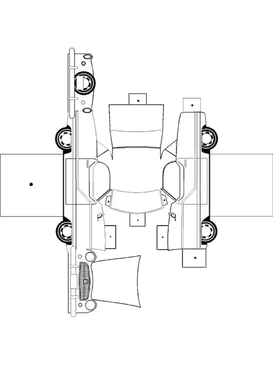 Nash Metropolitan paper model template